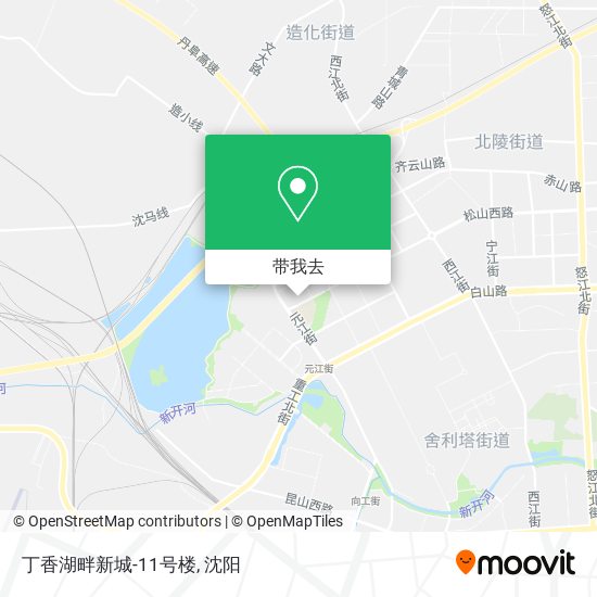 丁香湖畔新城-11号楼地图