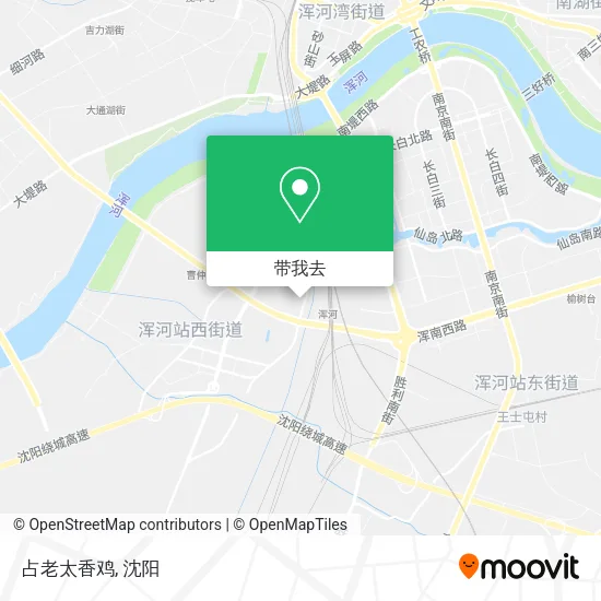 占老太香鸡地图