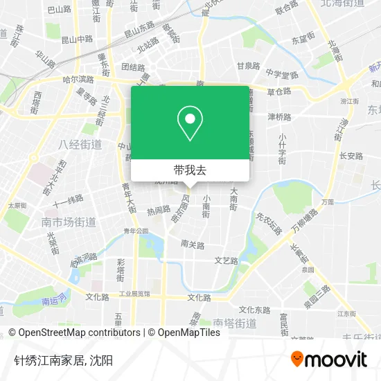 针绣江南家居地图