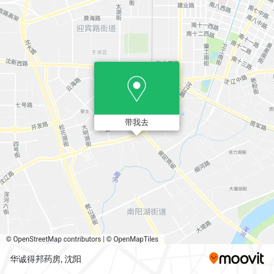 华诚得邦药房地图
