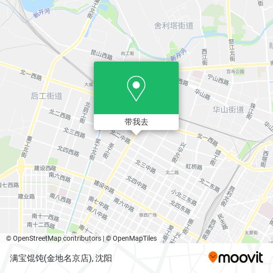 满宝馄饨(金地名京店)地图