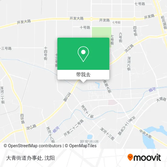 大青街道办事处地图