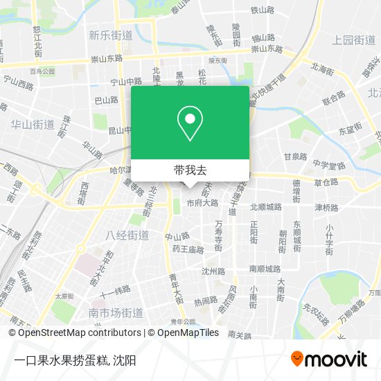 一口果水果捞蛋糕地图
