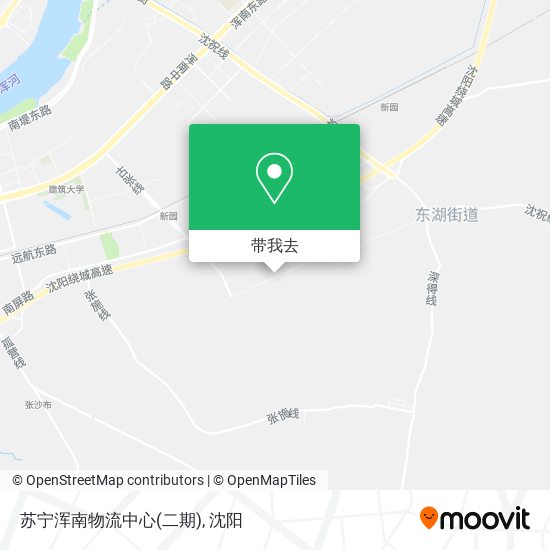 苏宁浑南物流中心(二期)地图