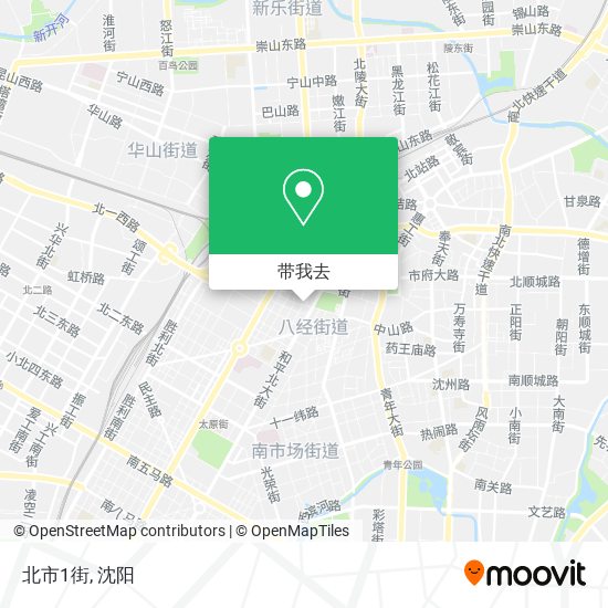 北市1街地图