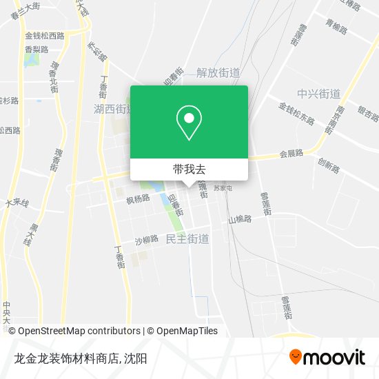 龙金龙装饰材料商店地图