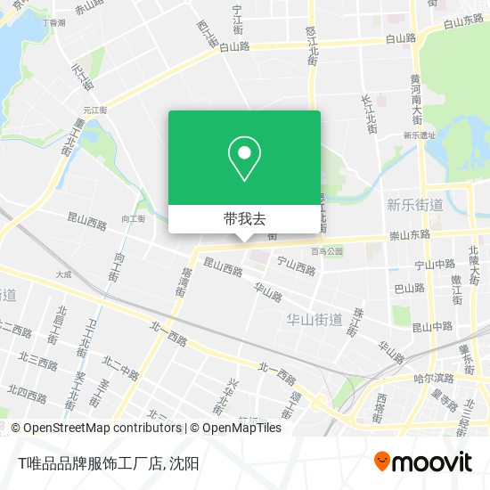 T唯品品牌服饰工厂店地图