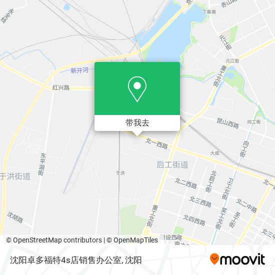 沈阳卓多福特4s店销售办公室地图