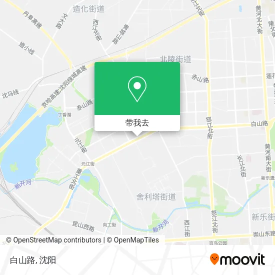 白山路地图