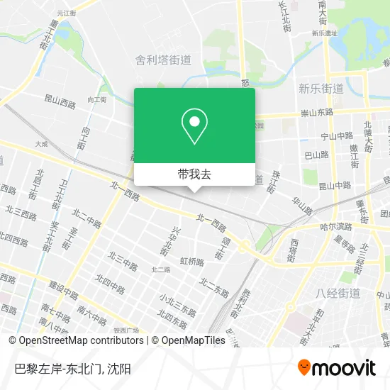 巴黎左岸-东北门地图