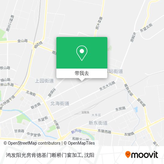 鸿发阳光房肯德基门断桥门窗加工地图