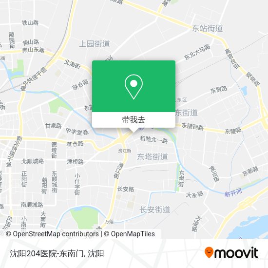 沈阳204医院-东南门地图
