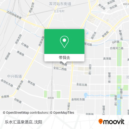 乐水汇温泉酒店地图