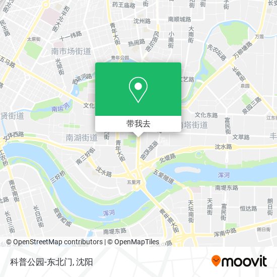 科普公园-东北门地图