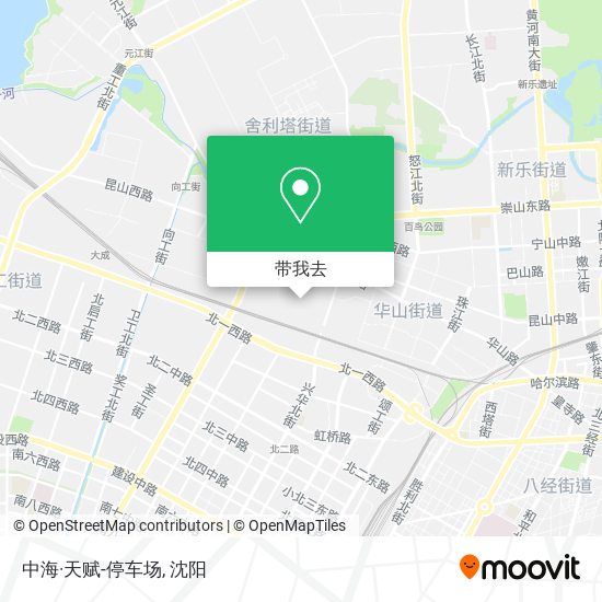 中海·天赋-停车场地图