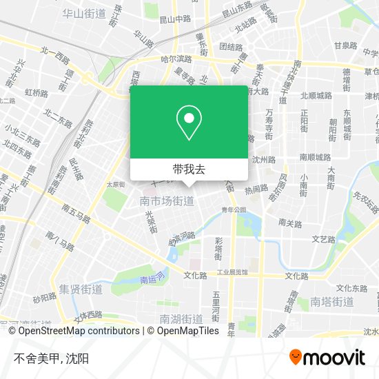 不舍美甲地图