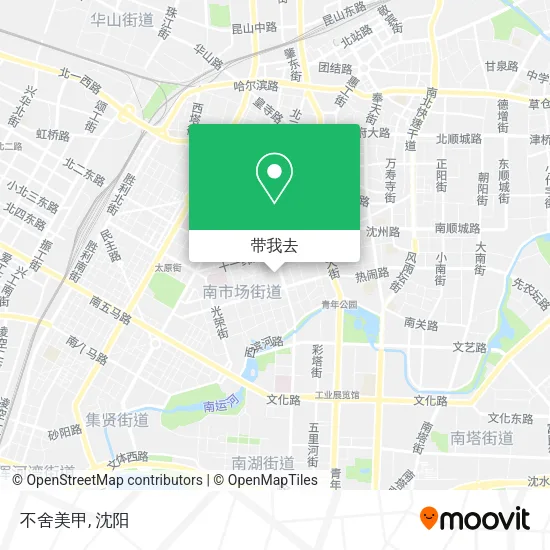 不舍美甲地图