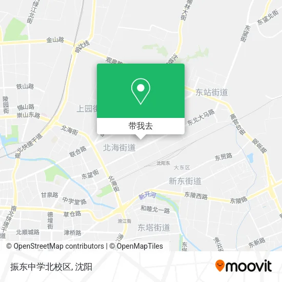 振东中学北校区地图