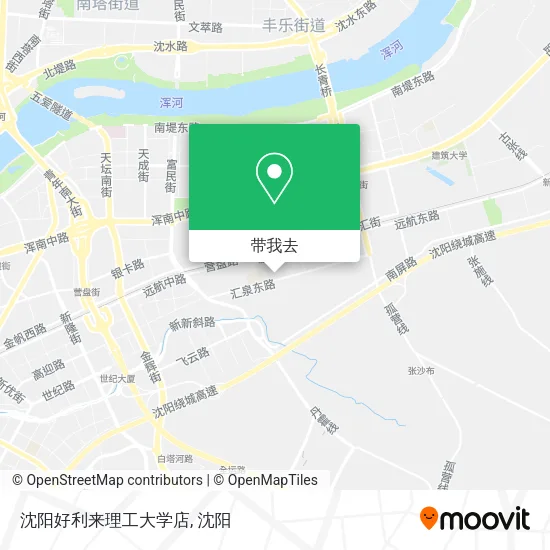 沈阳好利来理工大学店地图