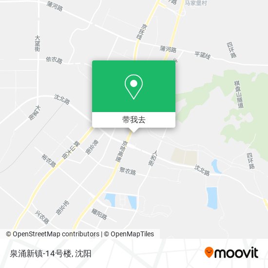 泉涌新镇-14号楼地图