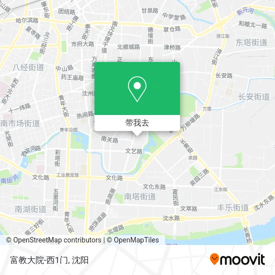 富教大院-西1门地图