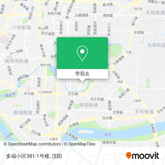 多福小区381-1号楼地图