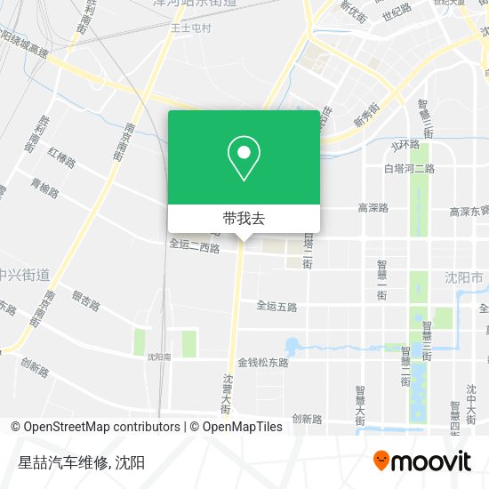 星喆汽车维修地图