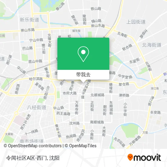 令闻社区A区-西门地图