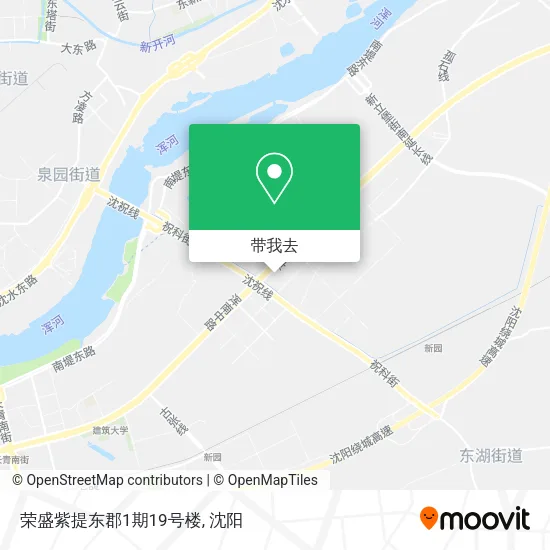 荣盛紫提东郡1期19号楼地图