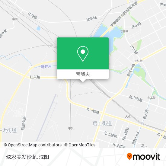 炫彩美发沙龙地图