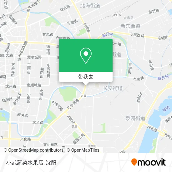 小武蔬菜水果店地图