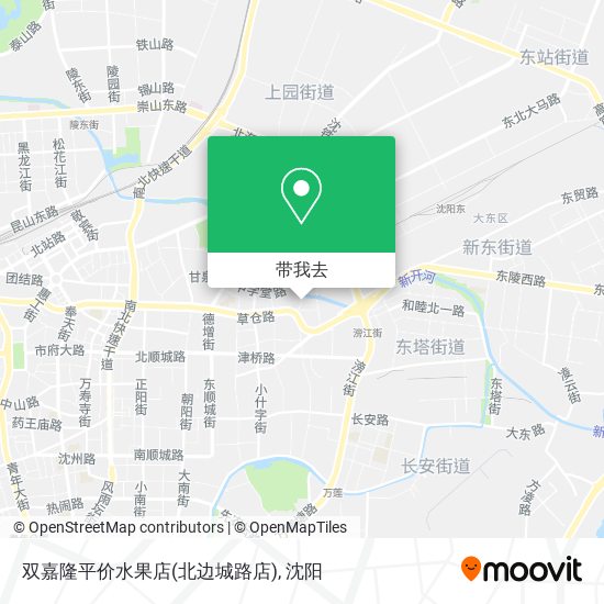 双嘉隆平价水果店(北边城路店)地图