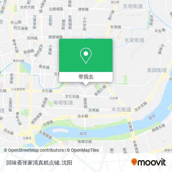 回味斋张家清真糕点铺地图