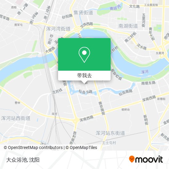 大众浴池地图