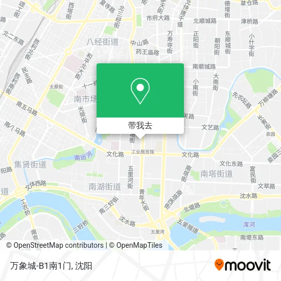 万象城-B1南1门地图