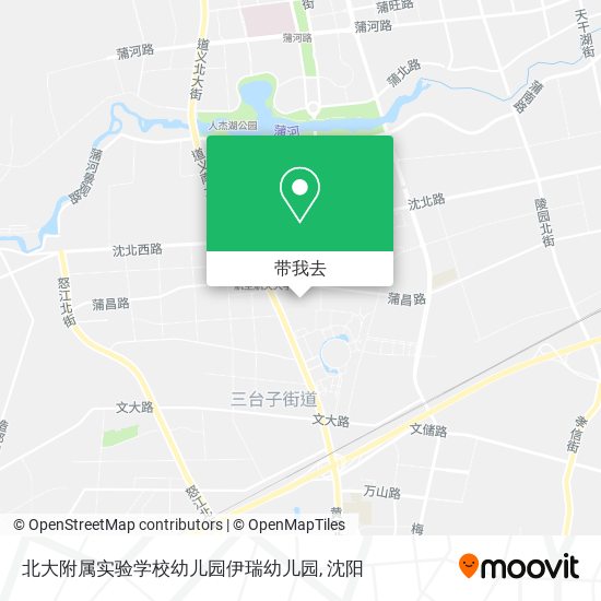 北大附属实验学校幼儿园伊瑞幼儿园地图