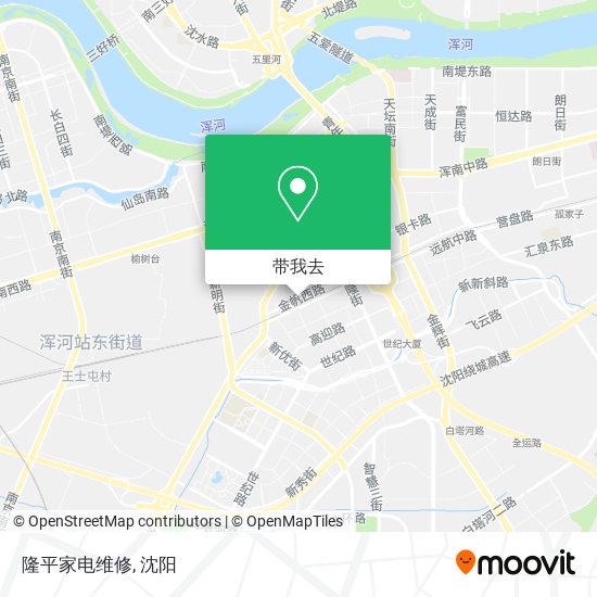 隆平家电维修地图