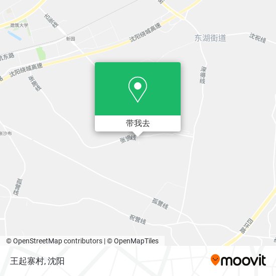 王起寨村地图
