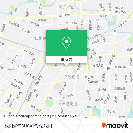 沈阳燃气CNG加气站地图