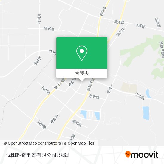 沈阳科奇电器有限公司地图