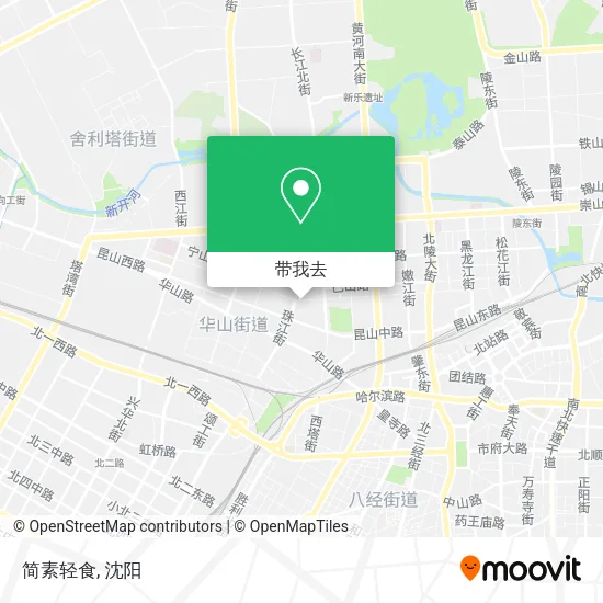 简素轻食地图