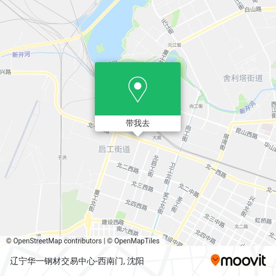 辽宁华一钢材交易中心-西南门地图