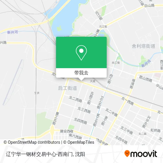 辽宁华一钢材交易中心-西南门地图