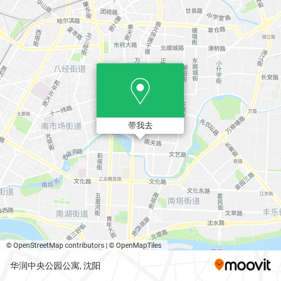华润中央公园公寓地图