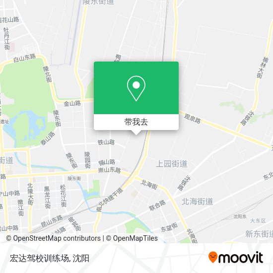 宏达驾校训练场地图