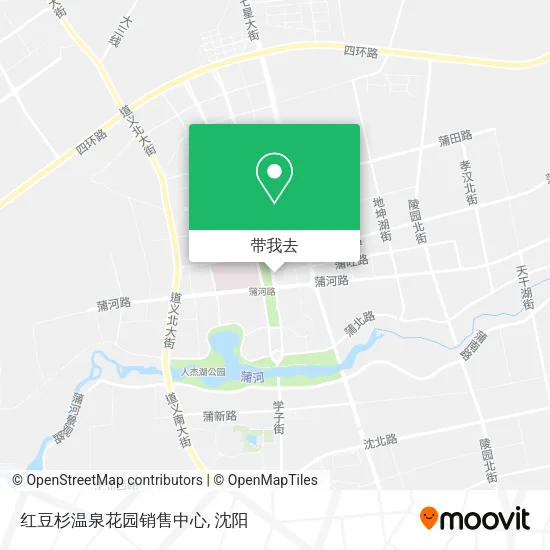 红豆杉温泉花园销售中心地图