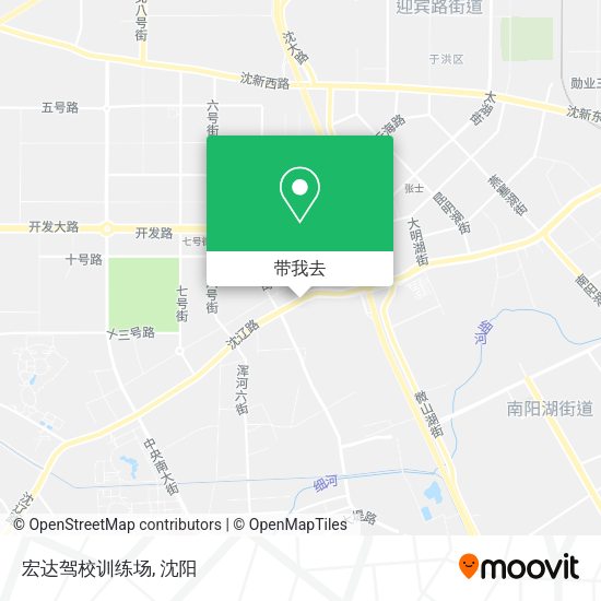 宏达驾校训练场地图