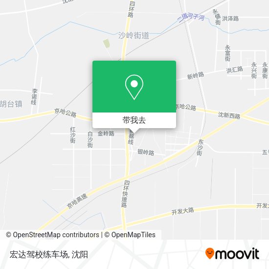 宏达驾校练车场地图