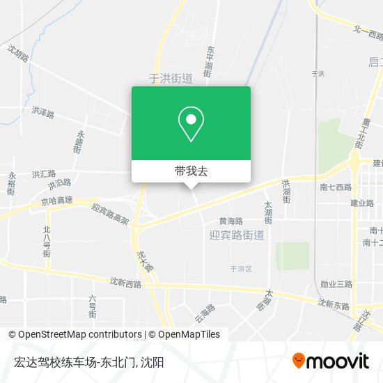 宏达驾校练车场-东北门地图