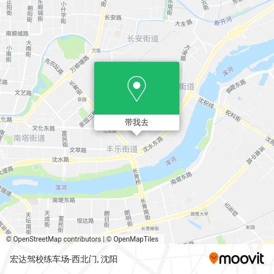 宏达驾校练车场-西北门地图